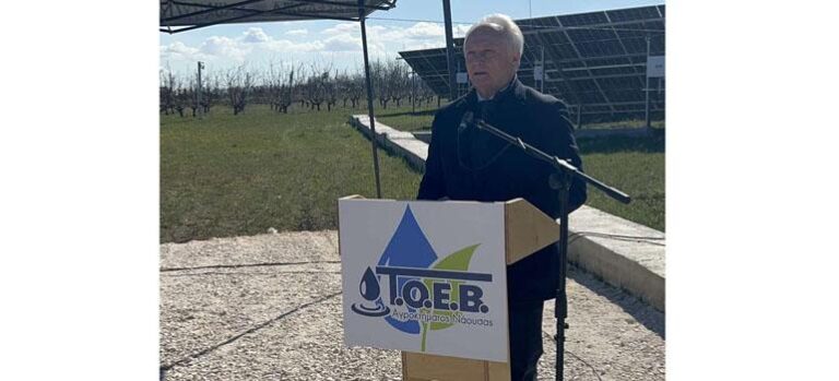 Επίσκεψη  Γιάννη Ανδριανού σε αγροτικούς συνεταιρισμούςκαι αγροτικές υποδομές στη Νάουσα